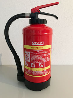 CO2 Handhebel Feuerlöscher