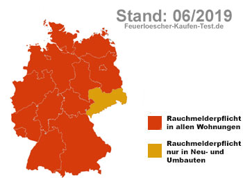 Rauchmelderpflicht in Deutschland