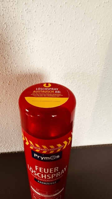 Extincteur En Spray Universel Prymos 5A/21B/15F - Prêt à L'emploi, Fabriqué En Allemagne