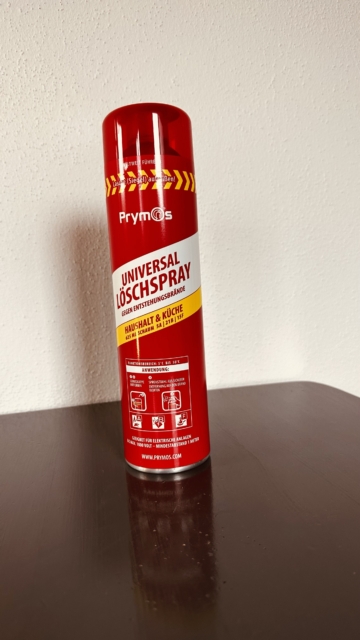 Prymos Feuerlöschspray Universal im Löschspray Test